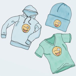 Beanie, Hoodie & T-shirt With Logo